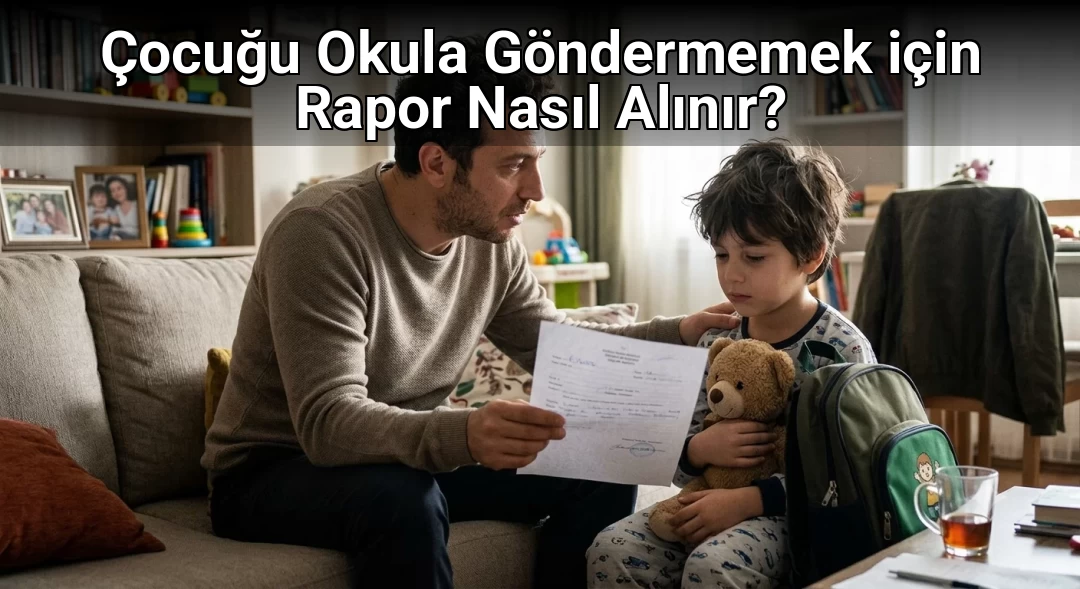 Çocuğu Okula Göndermemek için Rapor Nasıl Alınır?